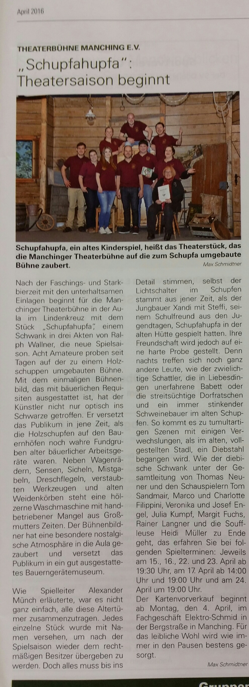 Manchinger AZ Fruehjahr 2016